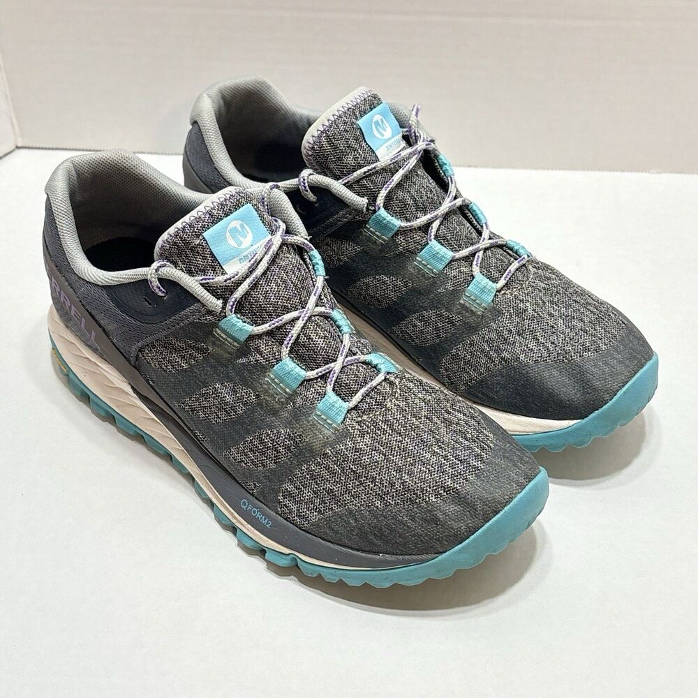 Merrell Antora J066126 Women’s Sz 9 Gray Trail Running Shoes Sneakers